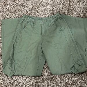 Sixty-Six Army Green Cargo Pants